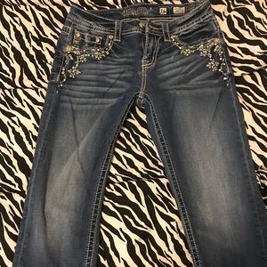 size 16 girls Miss Me capris